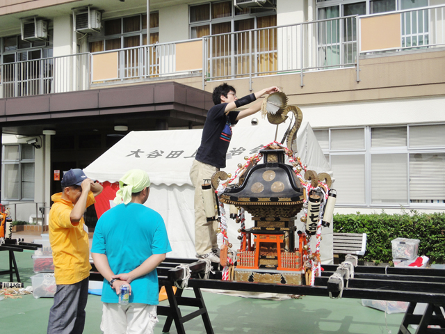 秋祭りの様子